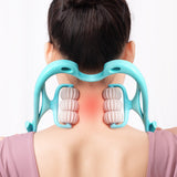 Multifunctional Manual Six-wheel Neck Massager InformationEssentials