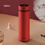 Intelligent Digita LCD Temperature Display Insulation Water Bottle Cup - InformationEssentials