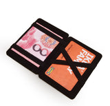 Flip PU Magic Wallet Business Card Holder Bags - InformationEssentials