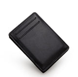 Flip PU Magic Wallet Business Card Holder Bags - InformationEssentials