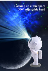 Galaxy Star Projector Starry Sky Night Light Astronaut Lamp - InformationEssentials