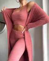 3pcs Womens Clothing Set Warm Cozy Outfit InformationEssentials