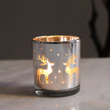 Personalized Christmas Decoration Glass Empty Cup Candle Holder Decoration Incense Nature Creation