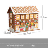 Christmas decoration wooden calendar HUSUKU