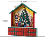 Christmas decoration wooden calendar HUSUKU