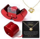 Jewelry Box Gift Necklace Eternal Rose For Valentine's Day InformationEssentials