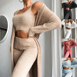 3pcs Womens Clothing Set Warm Cozy Outfit InformationEssentials