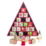 Christmas decoration wooden calendar HUSUKU