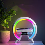 Colorful Bedside With Clock Light  & Wireless Charger for everyone! InformationEssentials