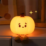 Home Decor Halloween Pumpkin Night Bedside Decor for kids Gifts Decorations InformationEssentials