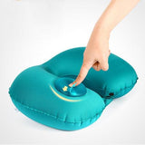 Car Portable U-Shape Inflatable Travel Air Pillow Neck Pillow - InformationEssentials