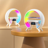 Colorful Bedside With Clock Light  & Wireless Charger for everyone! InformationEssentials