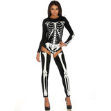 Halloween Cosplay Costume Skull Zombie Uniform InformationEssentials