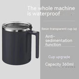 Portable Smart Magnetic Automatic Mixing Coffee Cup InformationEssentials