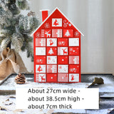 Christmas decoration wooden calendar HUSUKU