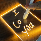Creative Note Board With Pen Gift Decoration Night Lamp HUSUKU