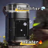 Dual Portable Heaters And Indoor Humidifier - InformationEssentials