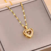 Valentines Day Gift Double-layer Smart Love Pendant - InformationEssentials
