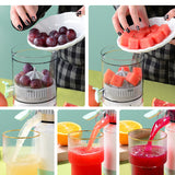 Portable USB Mini Electric Juicer Mixer Extractors Rechargeable Blender - InformationEssentials