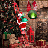 Electric Santa Claus Climbing Ladder InformationEssentials