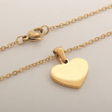 26 Letter Heart-shaped Necklace Love Clavicle Chain Fashion Jewelry - InformationEssentials