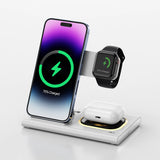 Wireless Magnetic Charger with Night Light Nature Creation