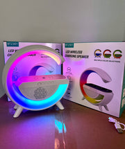 Colorful Bedside With Clock Light  & Wireless Charger for everyone! InformationEssentials