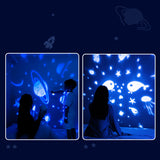 Galaxy Star Projector Starry Sky Night Light Astronaut Lamp Room - InformationEssentials