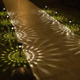 8 Pack Solar Pathway Lights Outdoor Waterproof Bright LED Solar Landscape Lights