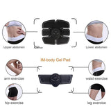 Electric Muscle Stimulator for Exercises Abdominal Trainer Hip Buttock Six Pack Trainer Body Fitness Slimming Massage